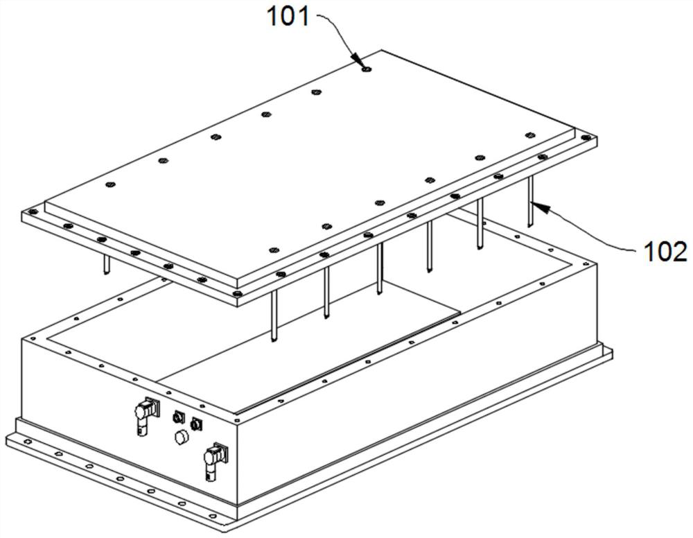 Power battery pack assembly suitable for new energy electric vehicle