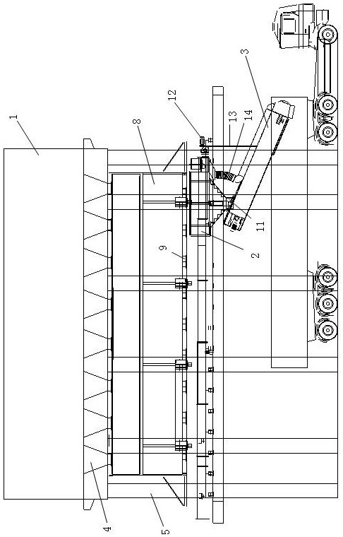 Environment-friendly gravel aggregate loading device and using method thereof