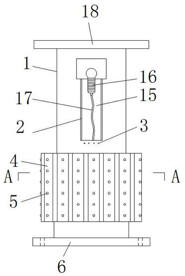 A charging pile for new energy vehicles that can reduce the degree of collision