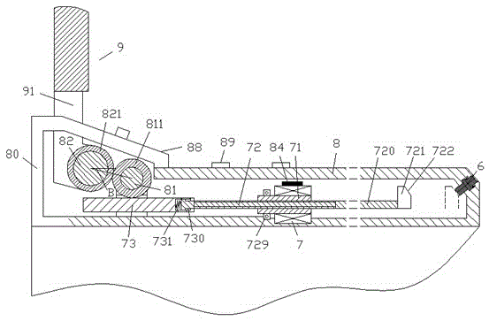 Shock absorption type industrial operation control table device