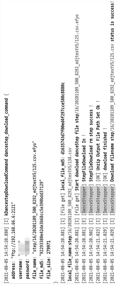 Method and system for returning formation dance step file state information to background, terminal and unmanned aerial vehicle