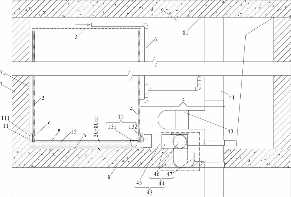 Assembly type integrated toilet without plate descending