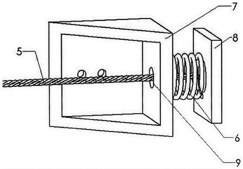 Fall-prevention safety protection device for vertical lift elevator