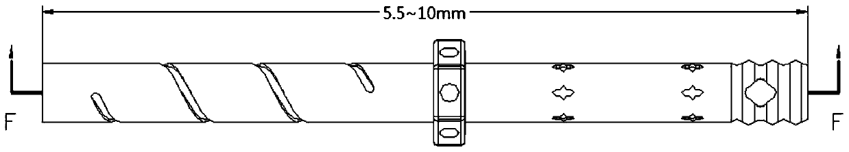 Deep hole drilling method for tiny thin-wall components