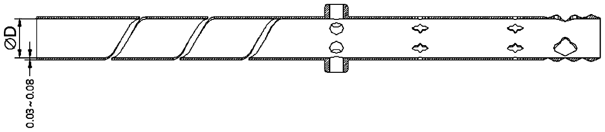 Deep hole drilling method for tiny thin-wall components