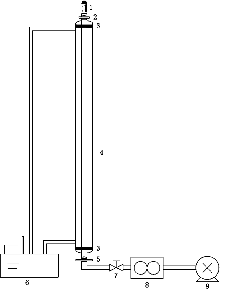 Separation-collection device for gas-phase nicotine and particle-phase nicotine in aerosol and method of separation-collection device