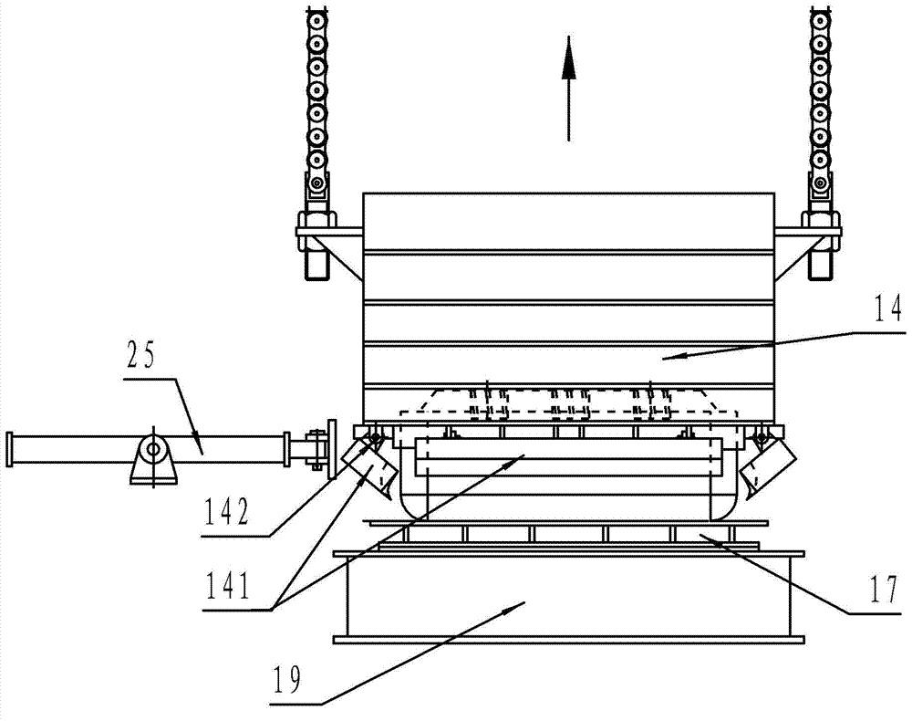 Novel carbon product vibration forming machine