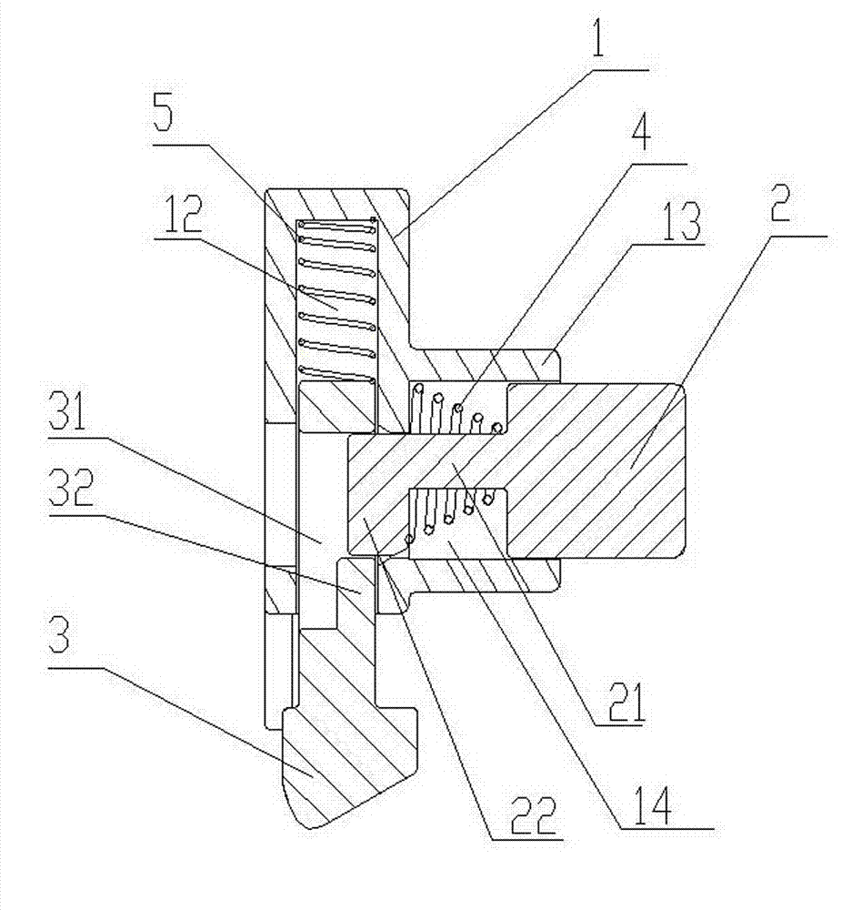 Mechanical button lock