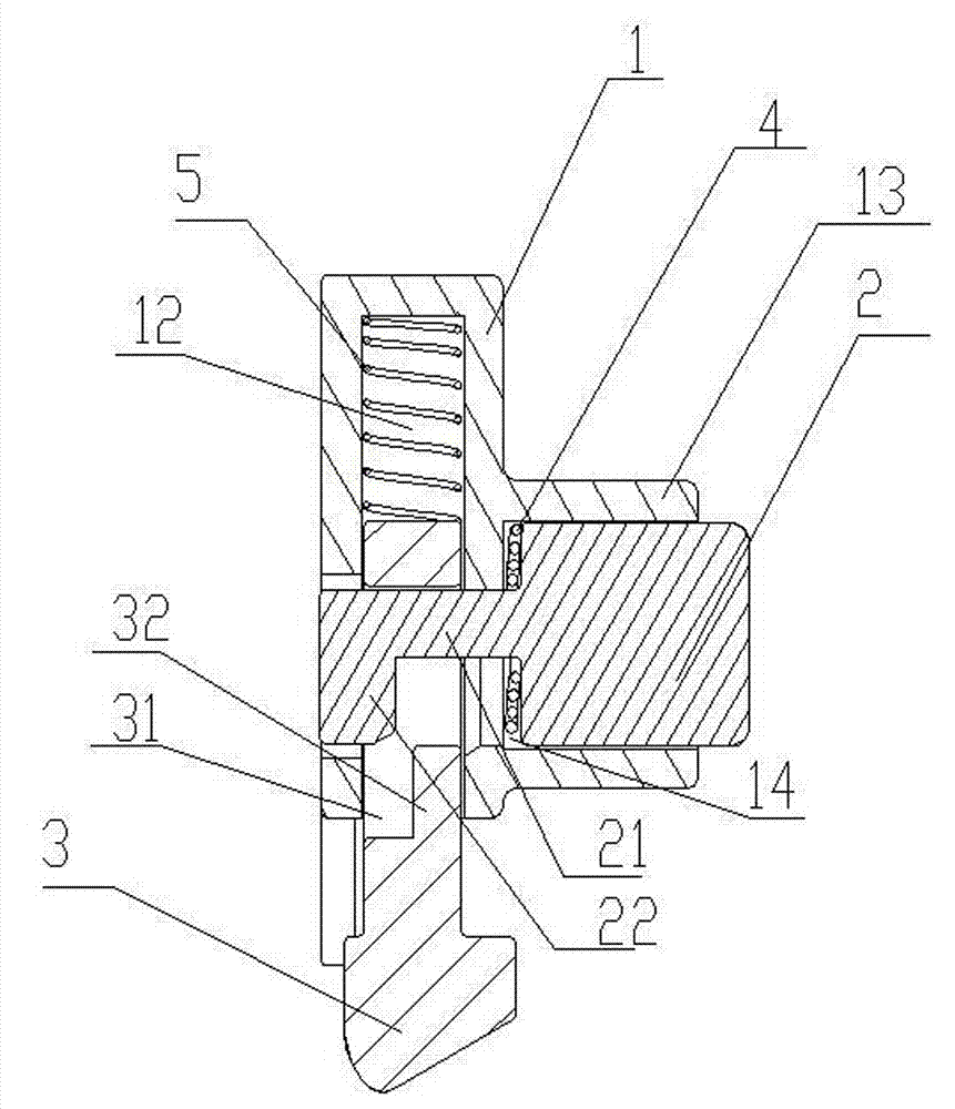 Mechanical button lock