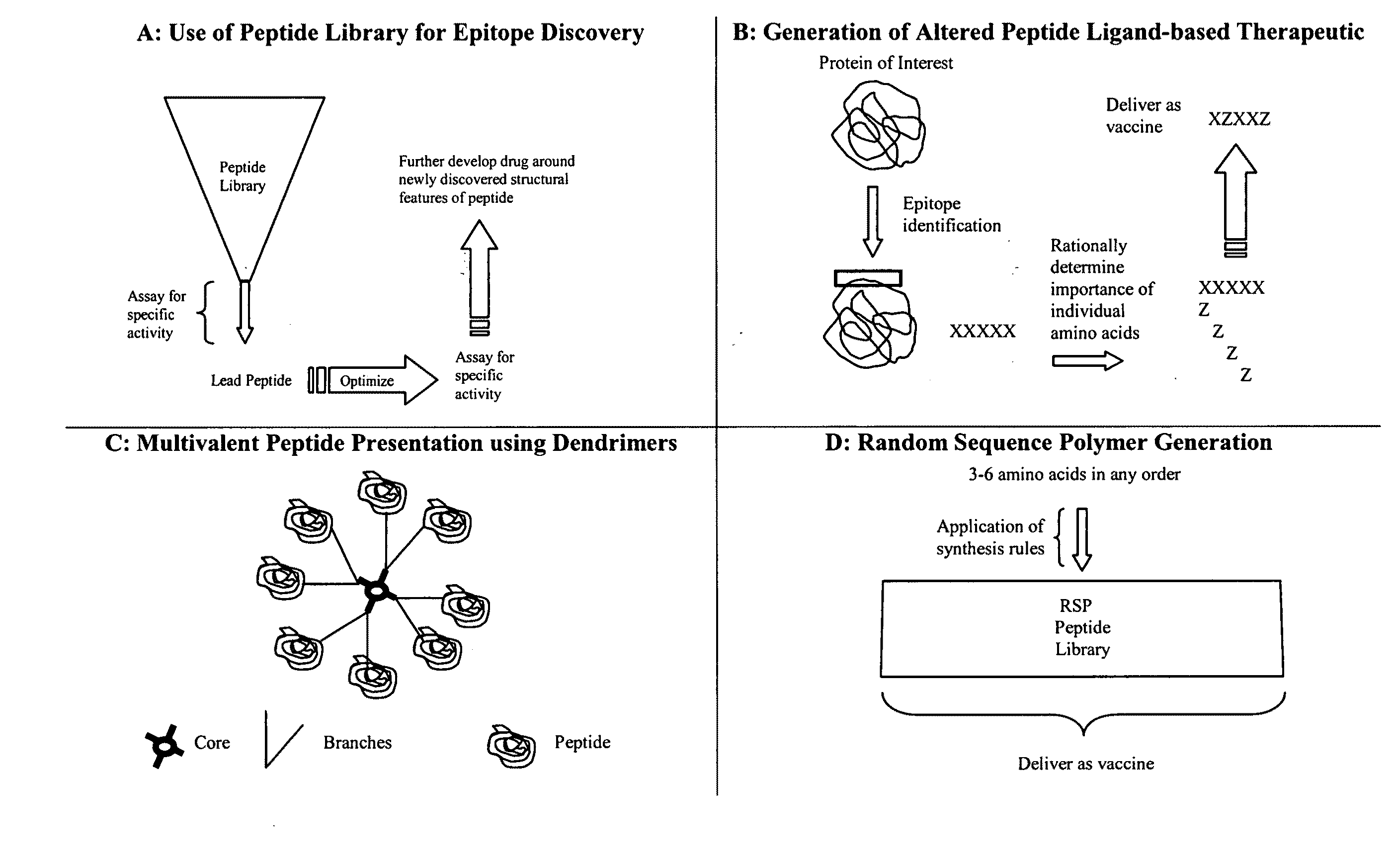 Methods for designing and preparing vaccines comprising directed sequence polymer compositions via the directed expansion of epitopes