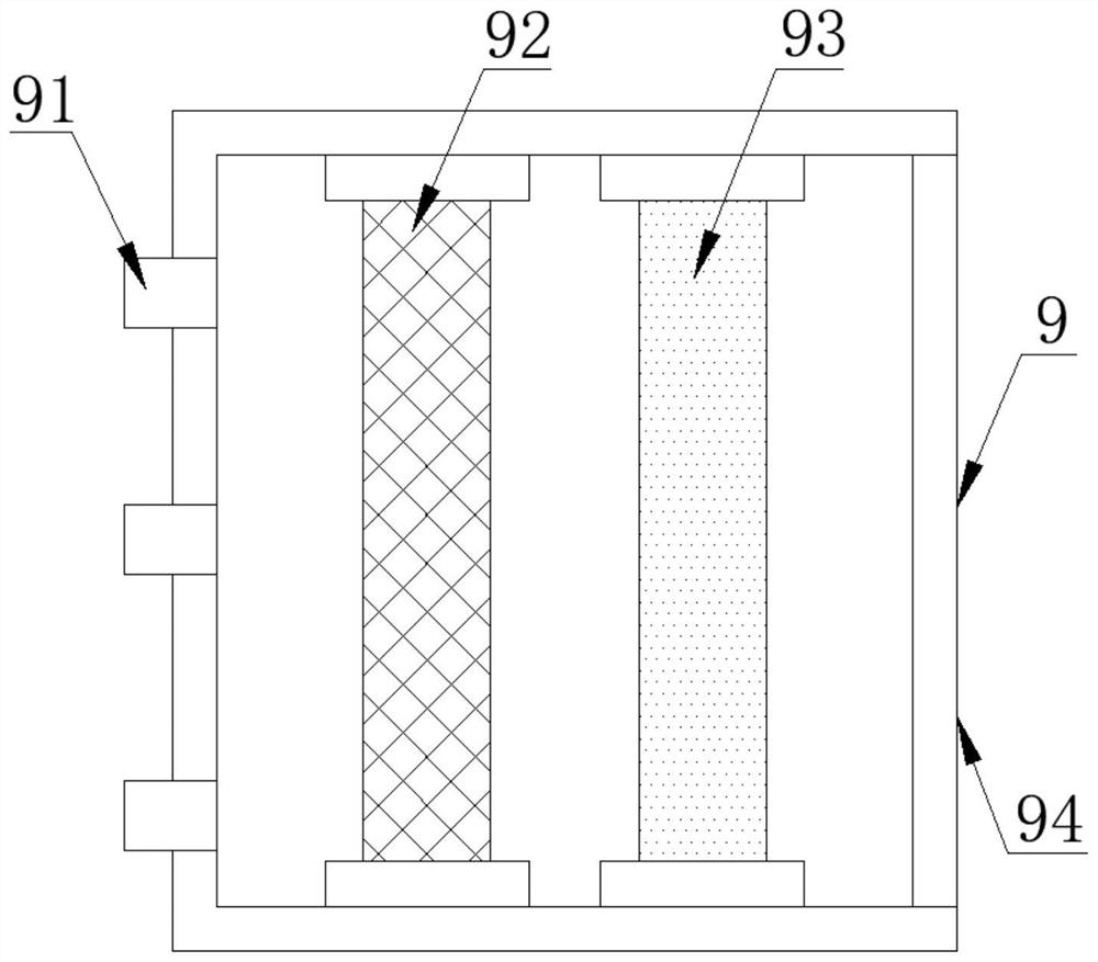 Hot-pressing device for plastic processing