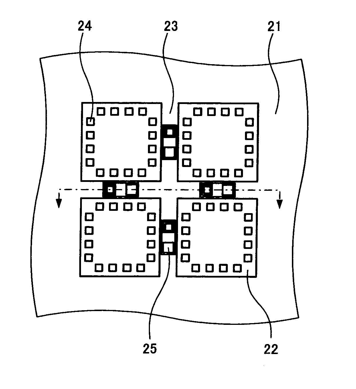 Semiconductor wafer and testing method therefor