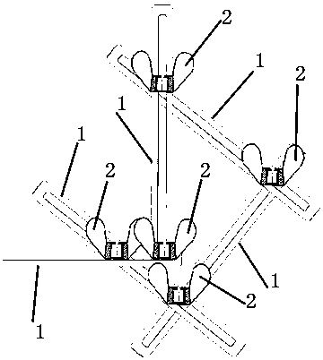 Decoration measuring tool for irregular polygons