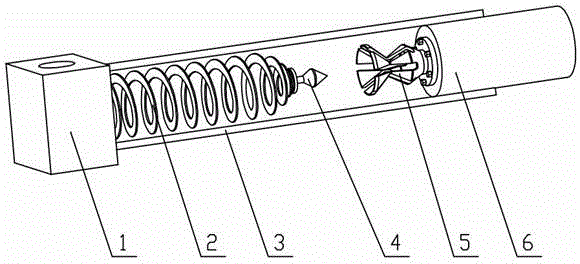 Long stroke fracturing pump turbulator with dropping and connecting device