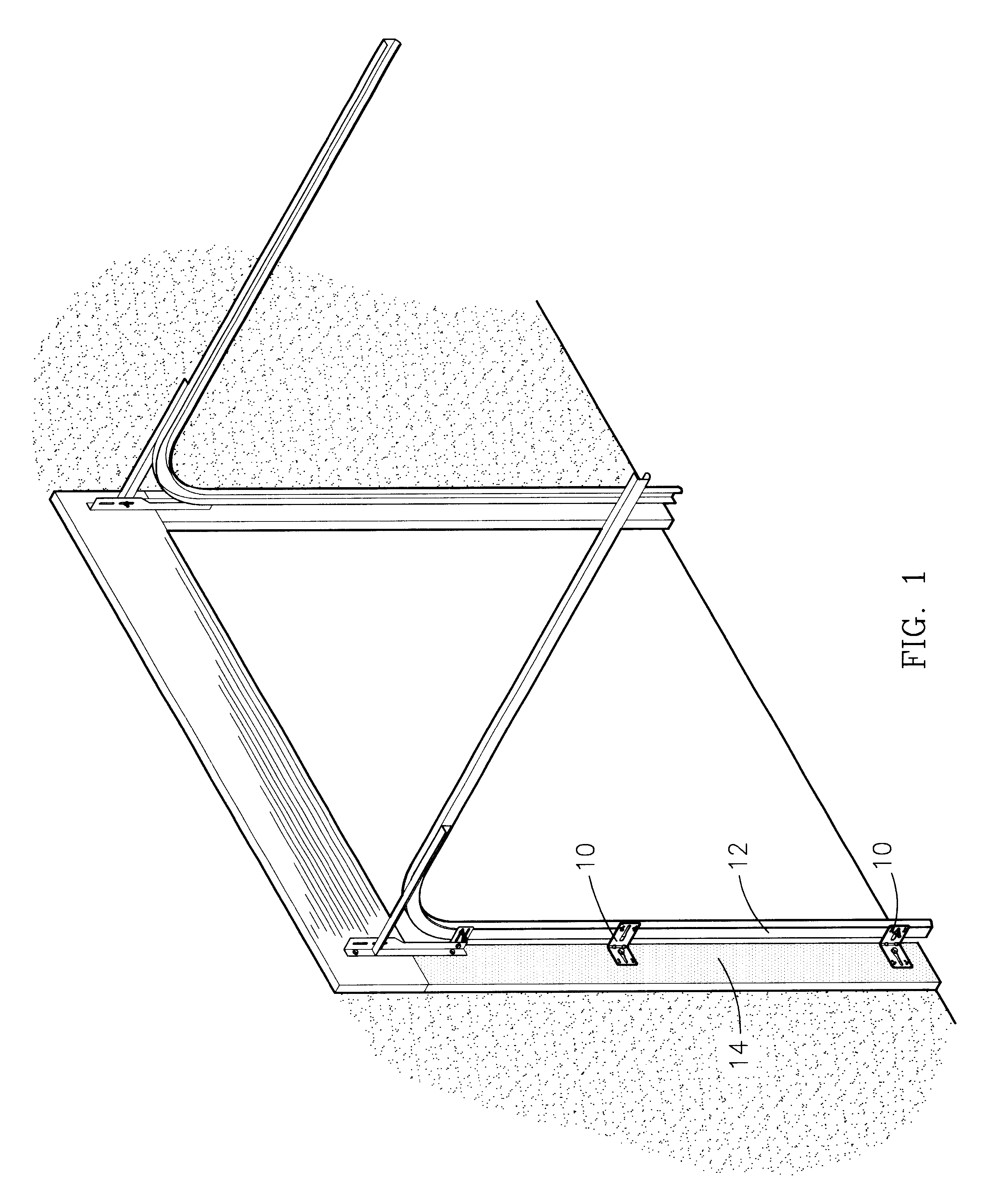 Reversible garage door track bracket