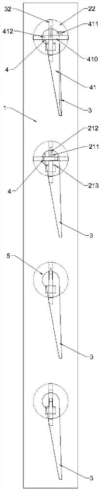 Combined cable support