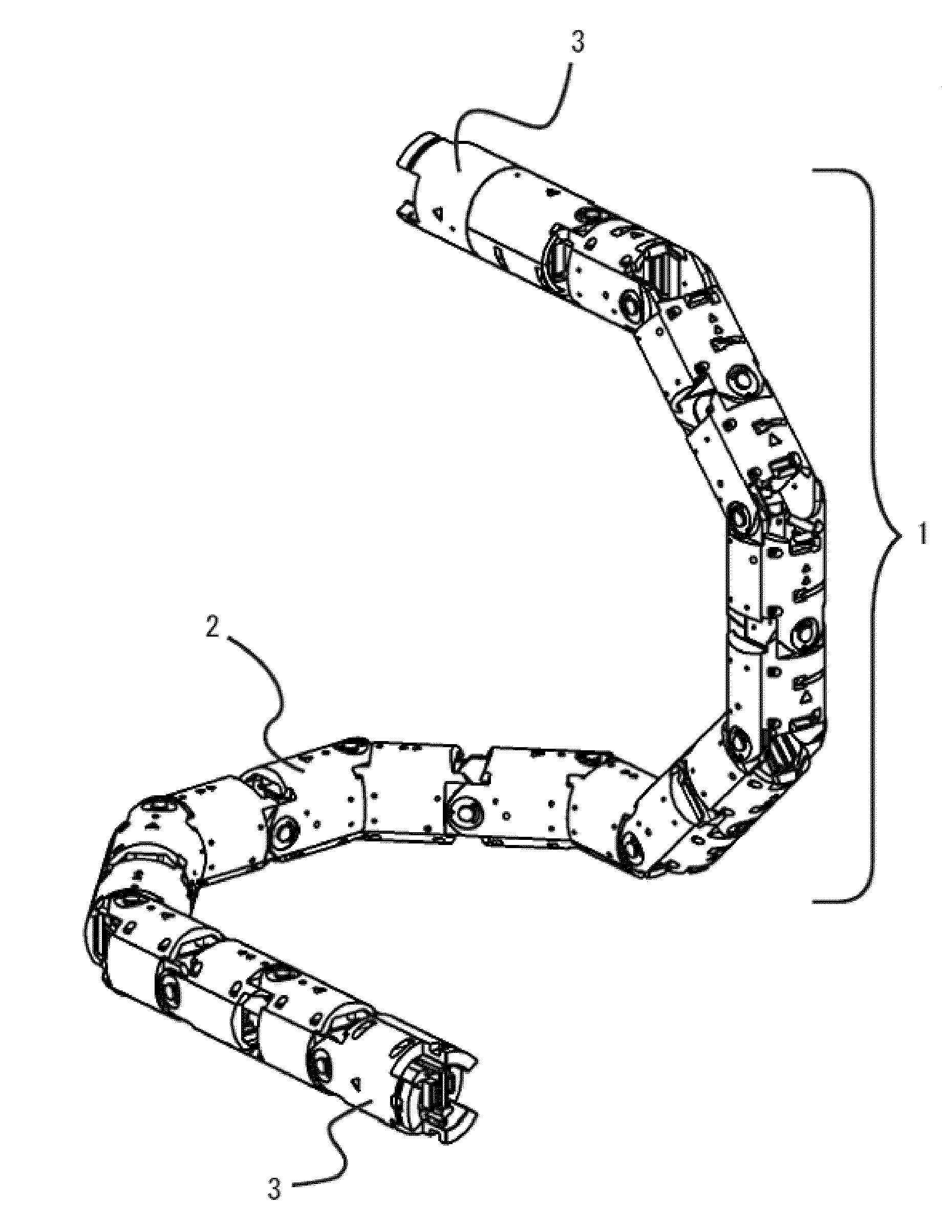 Multi-joint structure, mounting tool using it, system and human machine interface