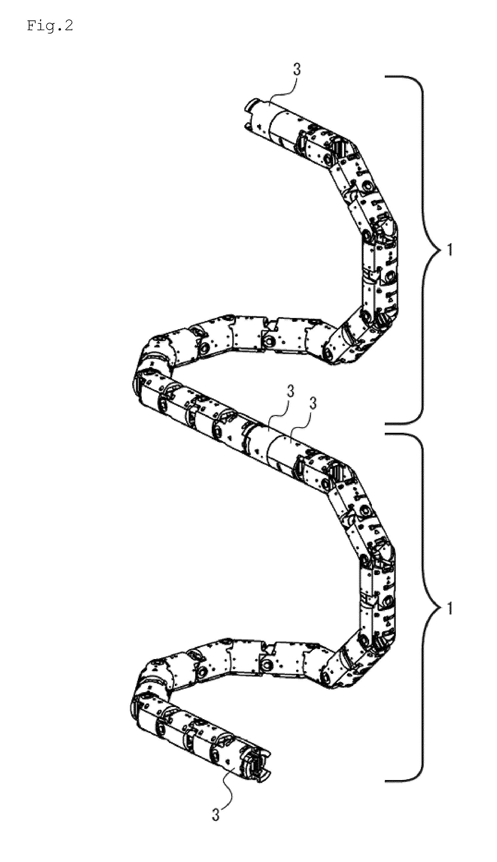 Multi-joint structure, mounting tool using it, system and human machine interface