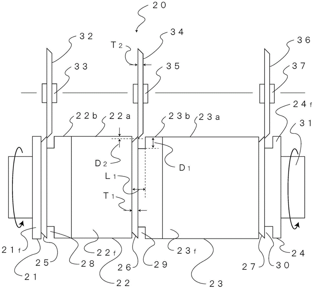 Device for forming optical film layer integrated bands, and method thereof