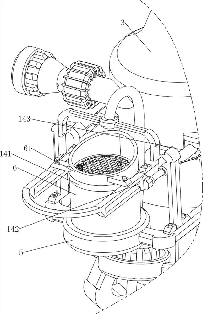 Cyclonic portable intelligent dust removal equipment