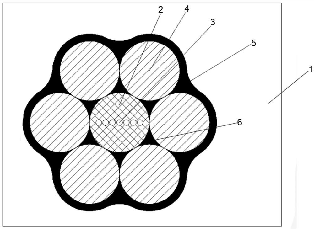 Intelligent anchor cable integrating supporting and monitoring functions