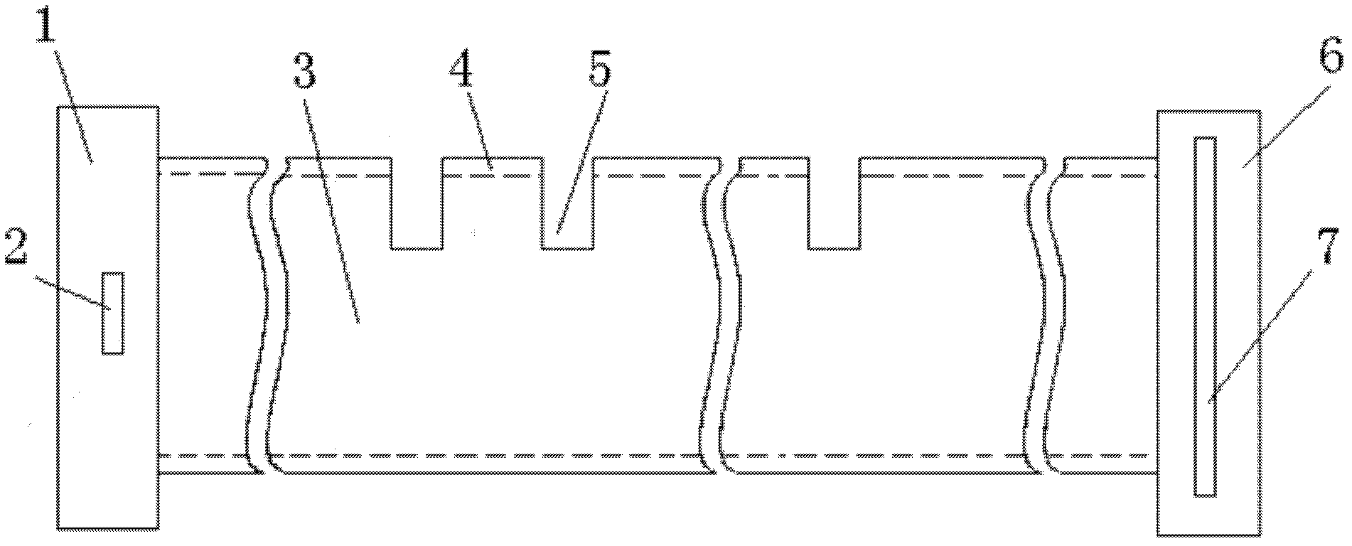 Optical fiber angle sensor for measuring structural angles