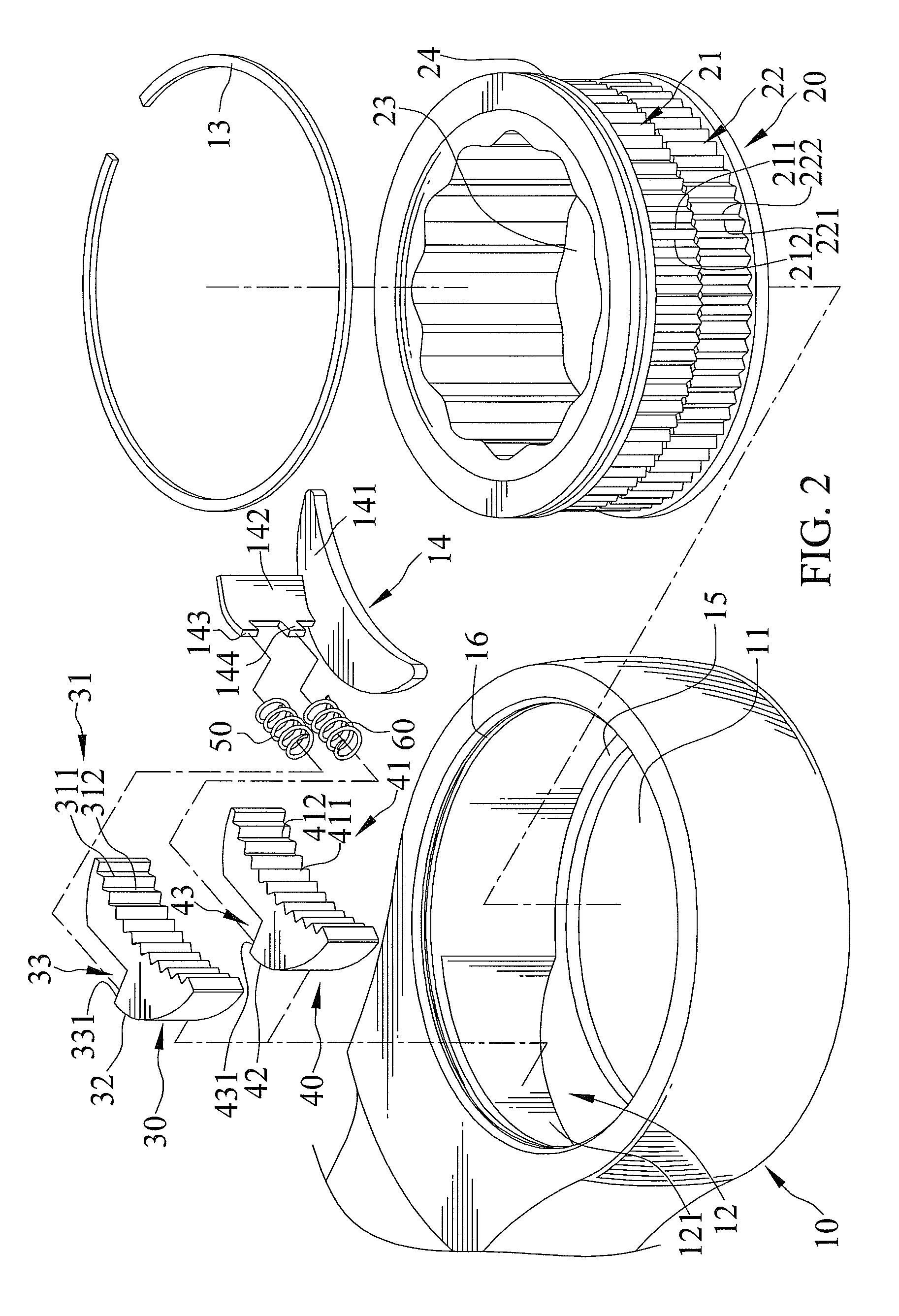 Ratchet wrench capable of being operated through relatively smaller minimum swing angle action