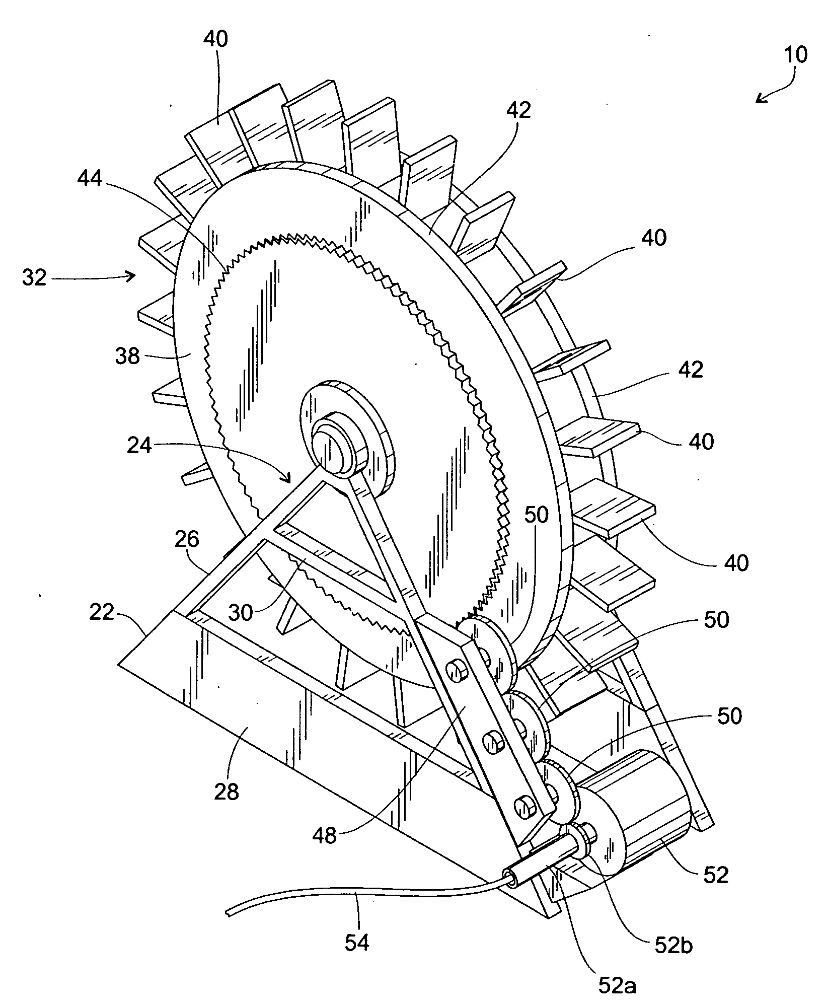 Paddle wheel electric generator