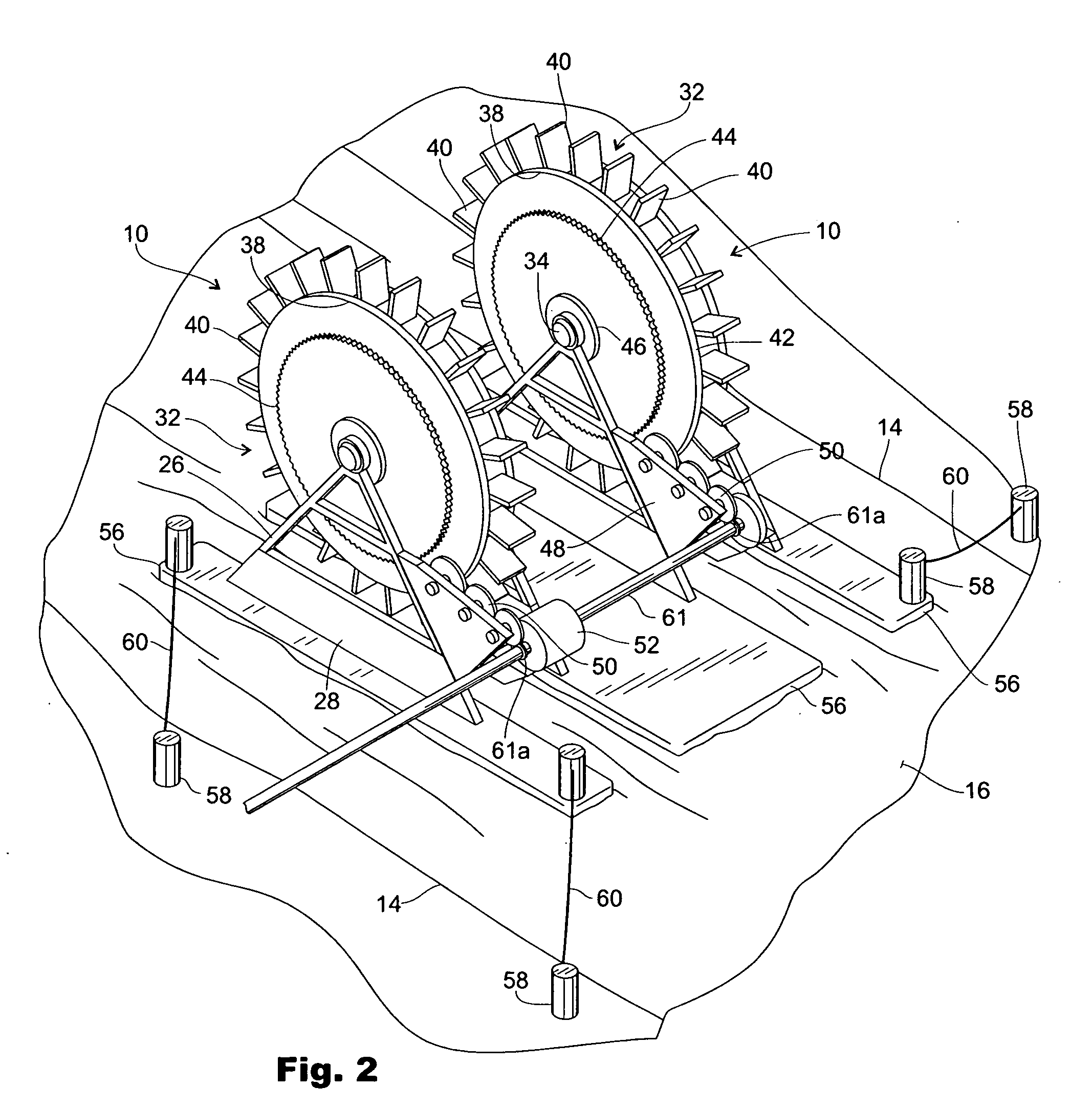 Paddle wheel electric generator