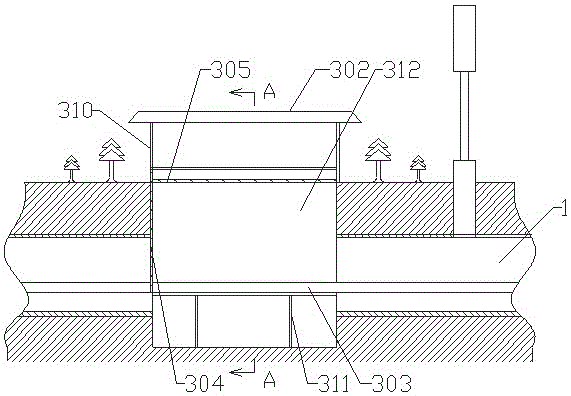 An urban underground intelligent comprehensive utility corridor