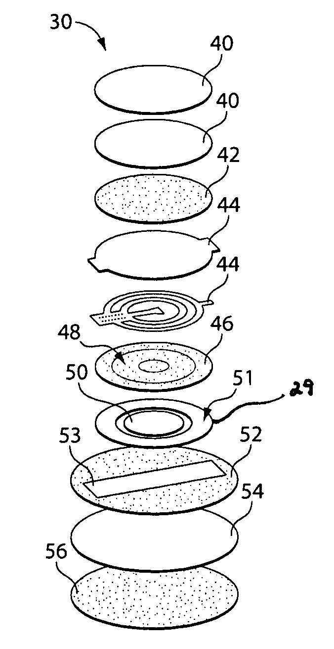 Piezoelectric damage detection device