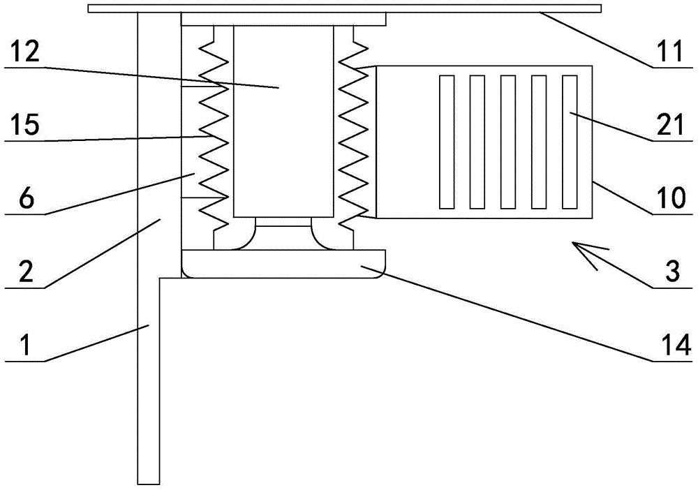 Container positioning guide rail device for ships