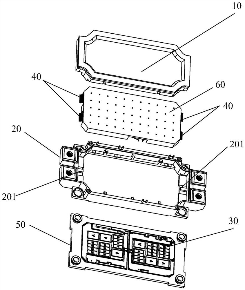 A kind of igbt power module with electromagnetic isolation function