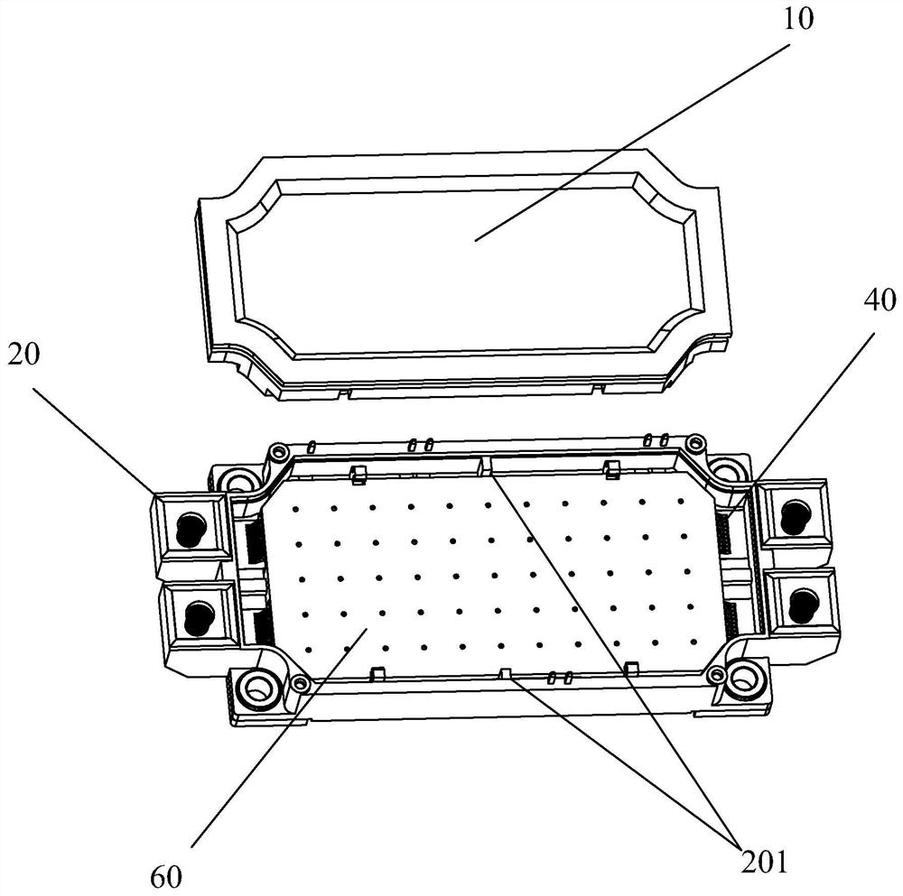 A kind of igbt power module with electromagnetic isolation function