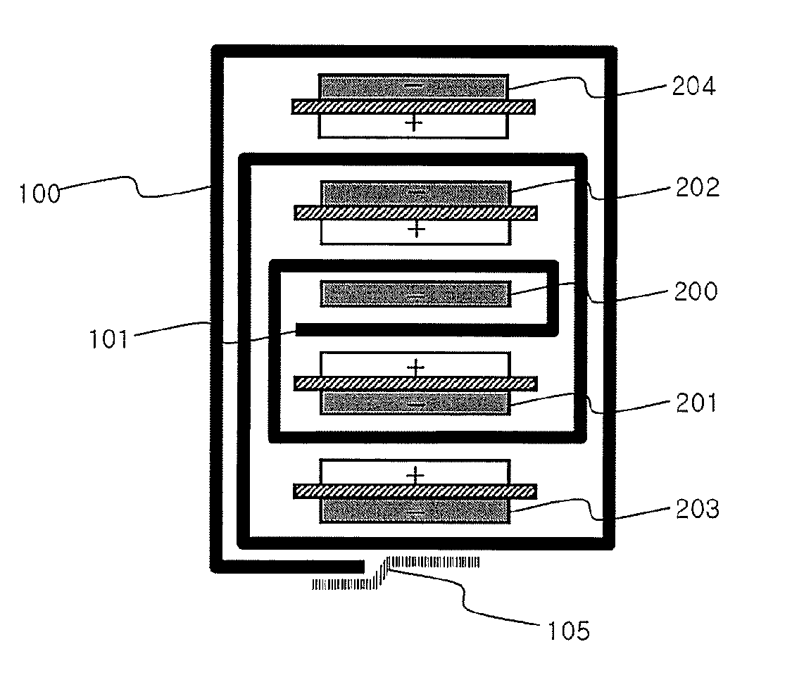 Stack/folding-typed electrode assembly and method for preparation of the same