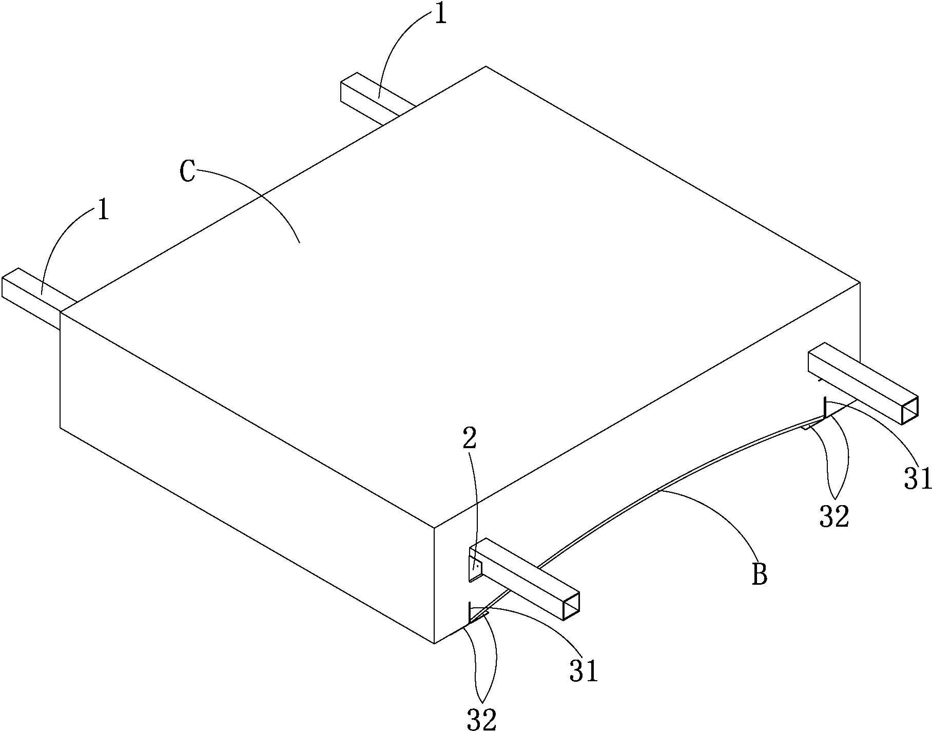 Lightweight steel construction roof