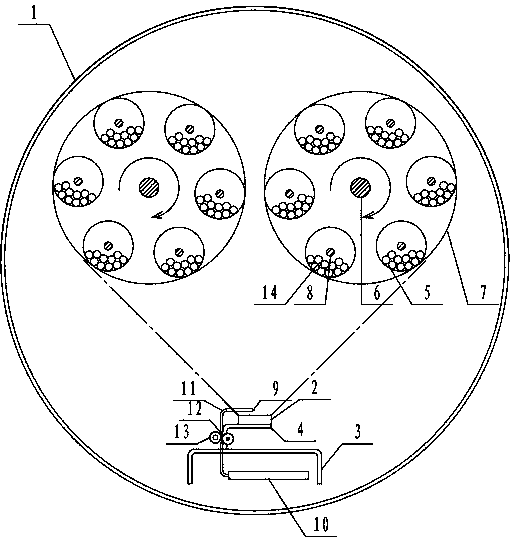 Mixed film coating equipment for neodymium iron boron rare-earth permanent magnet components and manufacturing method thereof