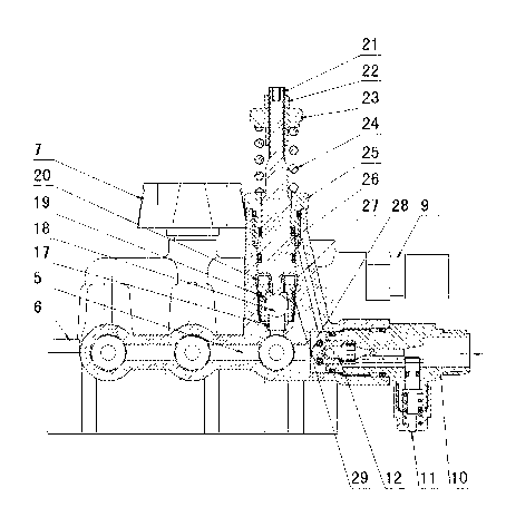 Crankshaft type high-pressure cleaning pump