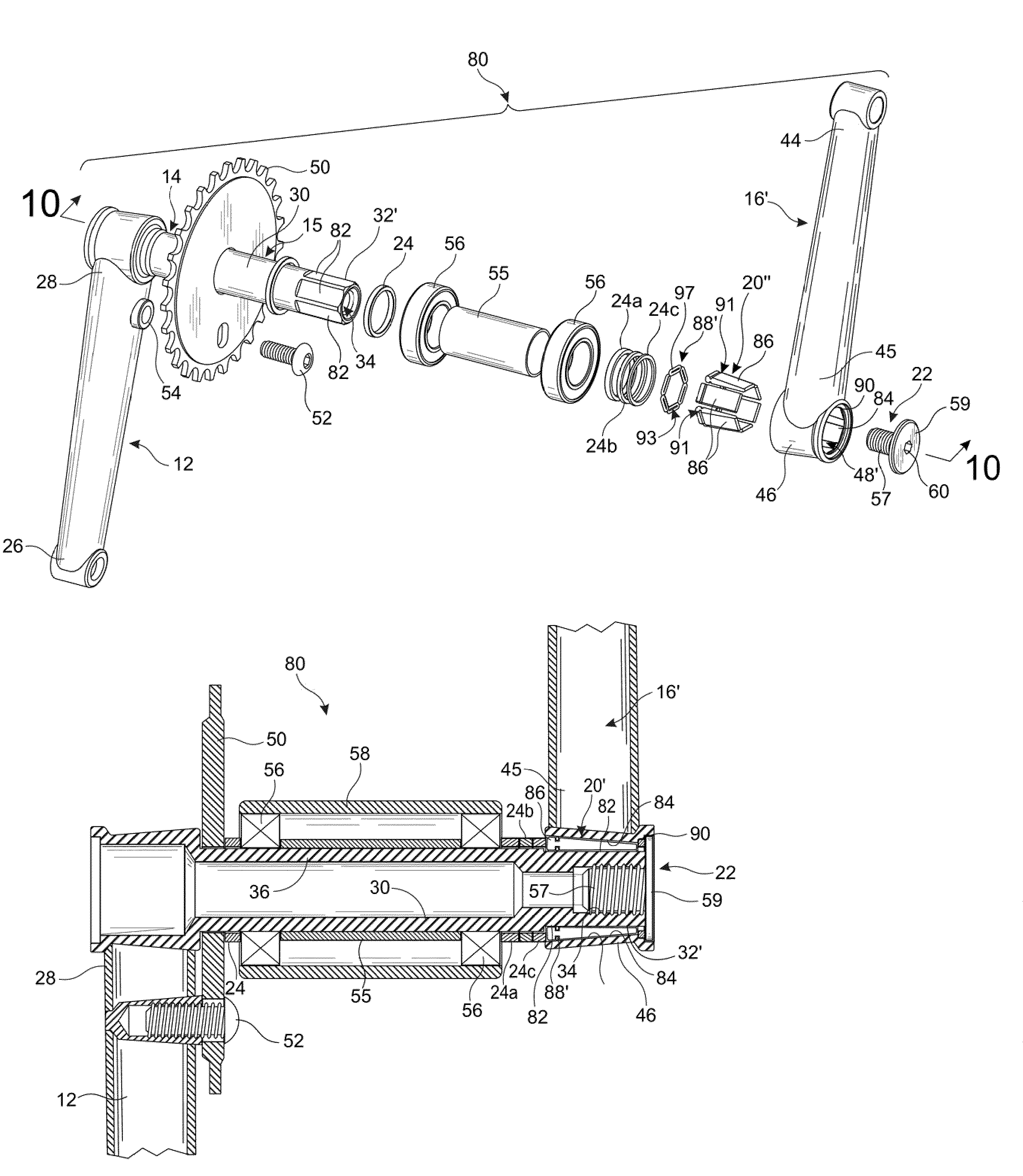 Bicycle Crank Assembly