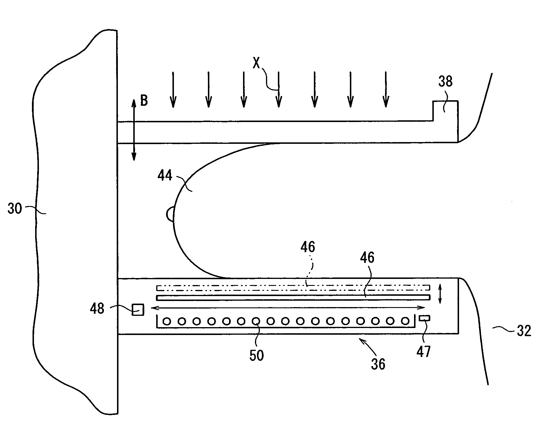 Apparatus for and method of capturing radiation image