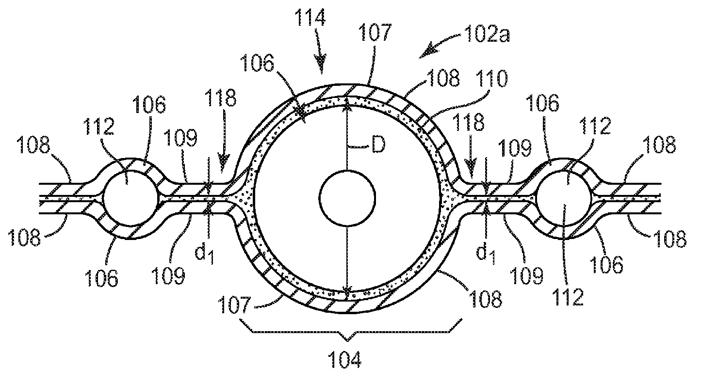 Shielded electrical cable in twinaxial configuration