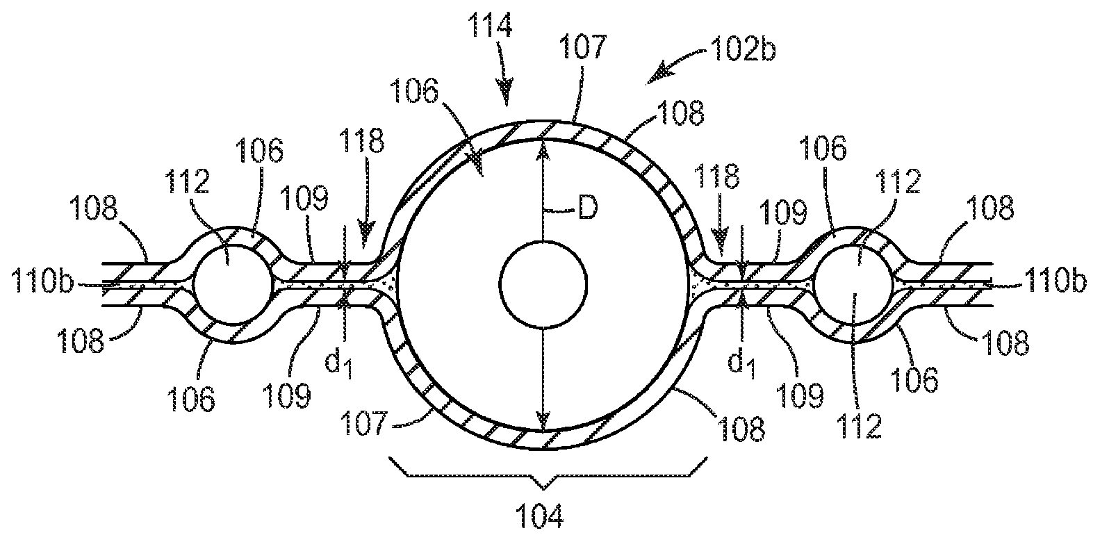 Shielded electrical cable in twinaxial configuration