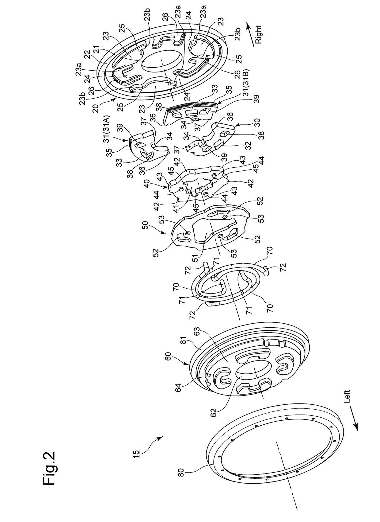 Seat reclining apparatus