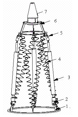 Four-DOF fire-fighting spray gun