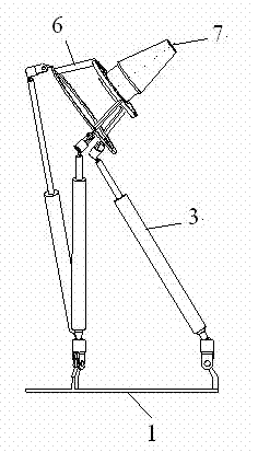 Four-DOF fire-fighting spray gun