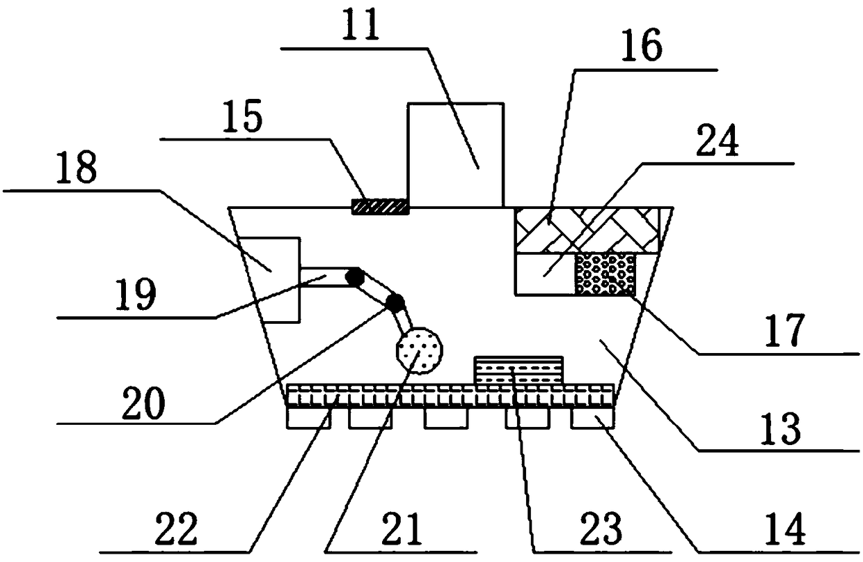 Pesticide spraying device for drone