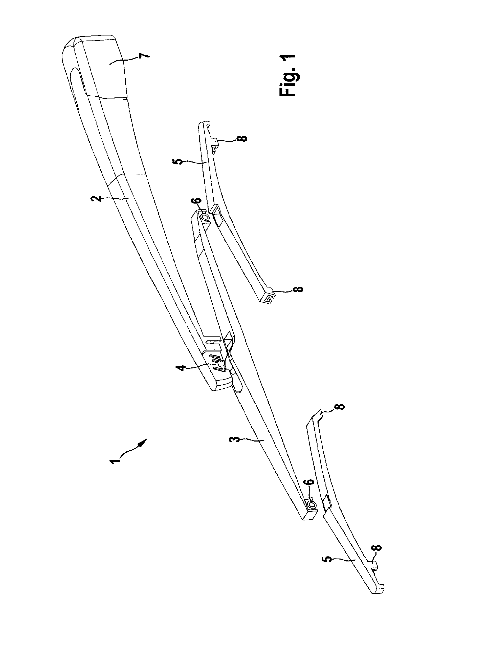 Multi-component wiper arm