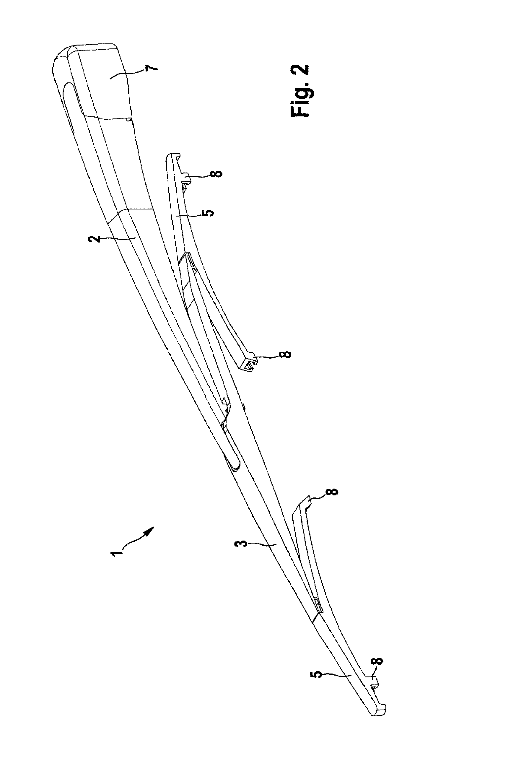 Multi-component wiper arm