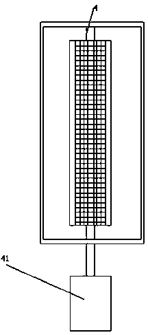 Method for treating medical cotton through intermittent opening valve and shaft height adjusting device