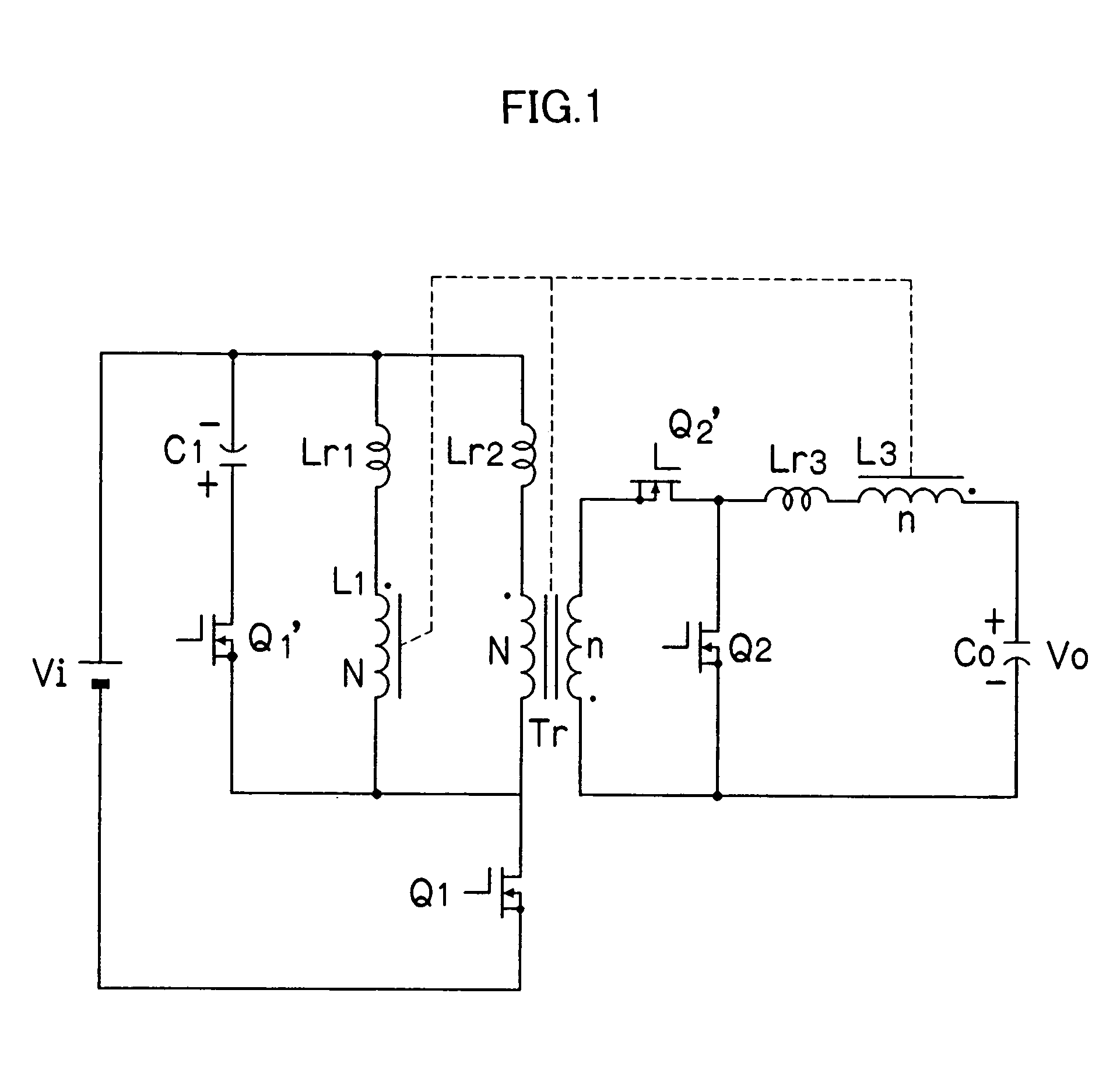 Insulating switching DC/DC converter